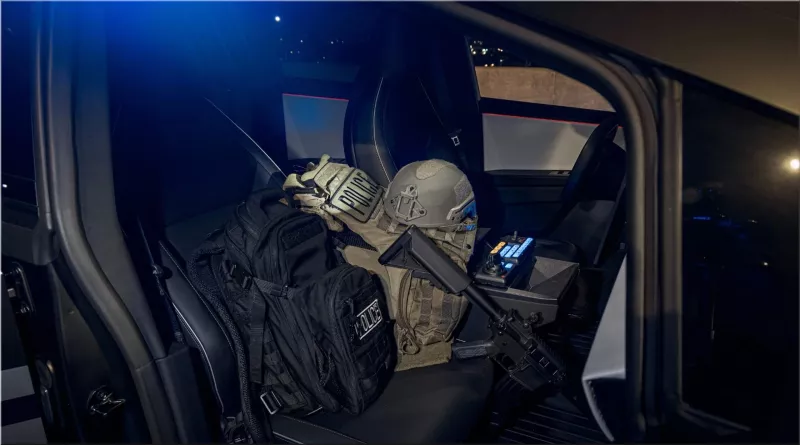 Tesla Cybertruck Police Vehicle