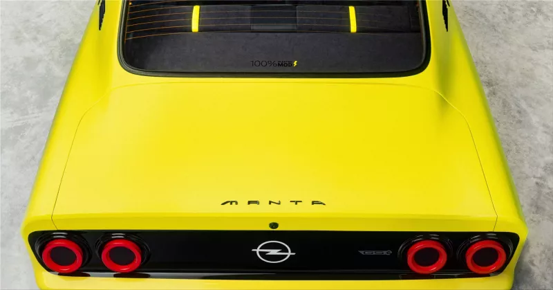 The Opel Manta GSe ElektroMOD bridges heritage and innovation