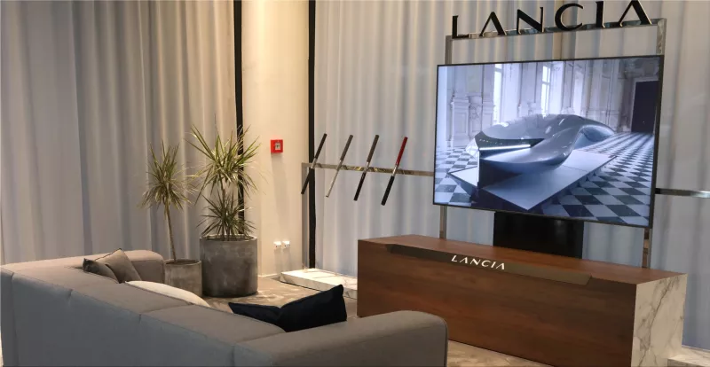 Lancia showroom