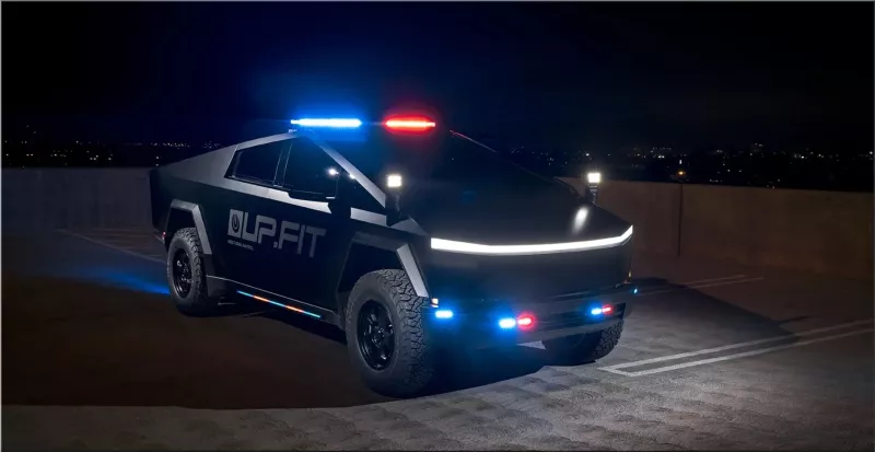 Tesla Cybertruck Police Vehicle