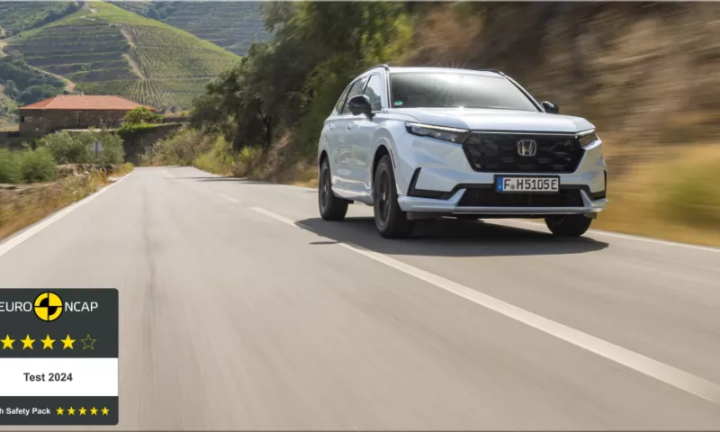 Honda CR-V Hybrid Earns Top Marks in Euro NCAP Safety Tests