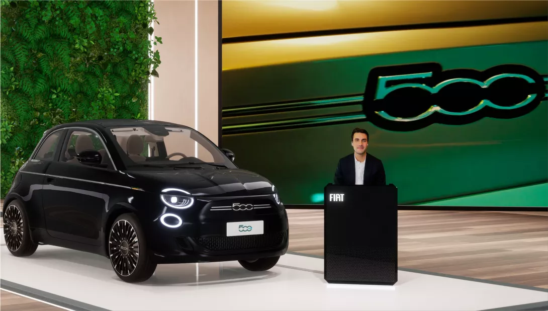 The world's first virtual reality showroom: Fiat Metaverse Store