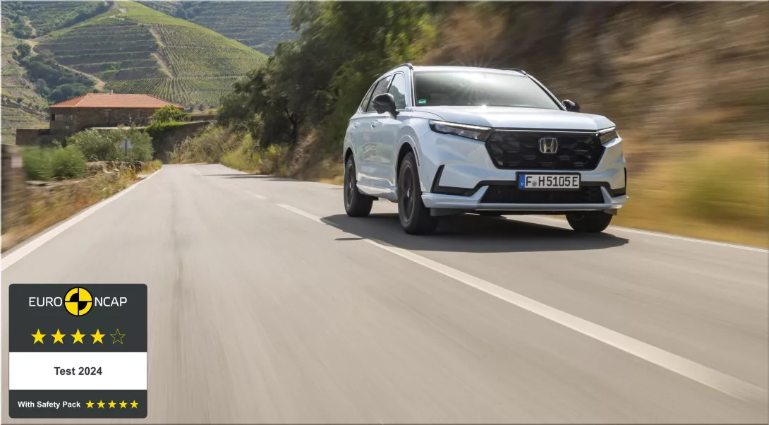 Honda CR-V Hybrid Earns Top Marks in Euro NCAP Safety Tests